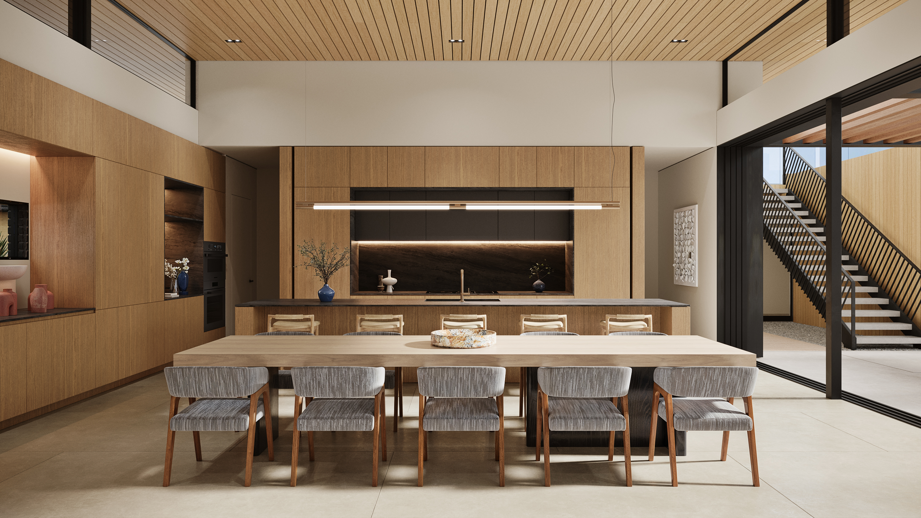 Malibu Midcentury Modern - Interior Living Space